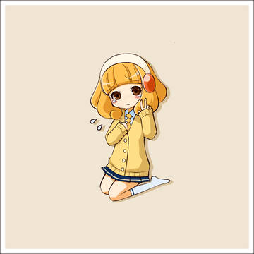 ちょこん
