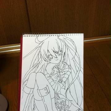 シャナ ボールペンで描いてみた