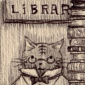 図書館の司書猫