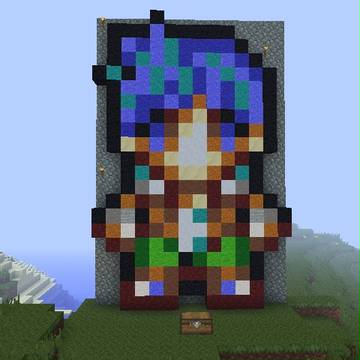 マインクラフトでちびザックを作ってみた