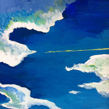 空と海とか青いの。