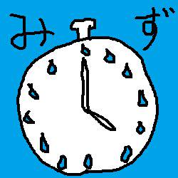 水の時計