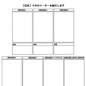 【幻水】うちのリーダーを紹介します
