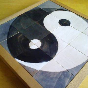 中学の家庭科の授業で作ったパズル