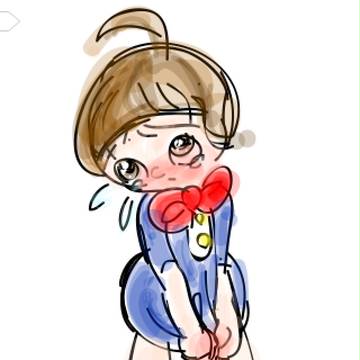 おしっこ我慢する女の子の微エロ絵
