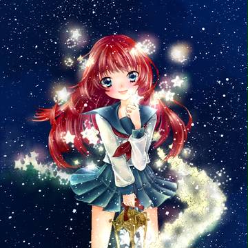 【塗り絵】Twinkle, twinkle