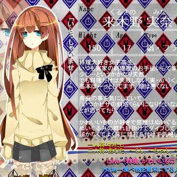 【逃アリ】来木野 実奈【キャラシ】