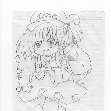 河城にとりを書いてみた～