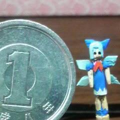 爪楊枝でチルノを作ってみた