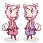 ドット絵塗り絵流行れー