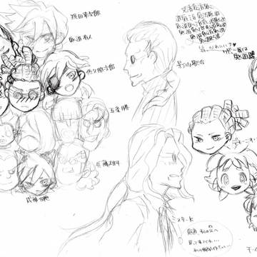 帝国メンバー＆影山関連　落書き