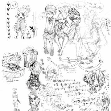 鬼道さん中心落書き
