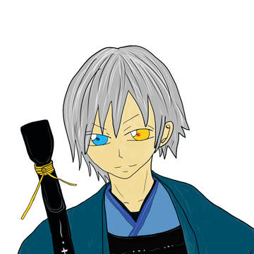 武将風の青年
