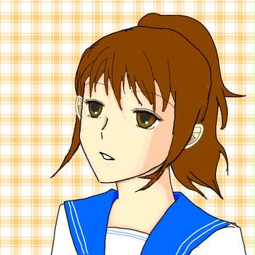 ポニーテールの女の子