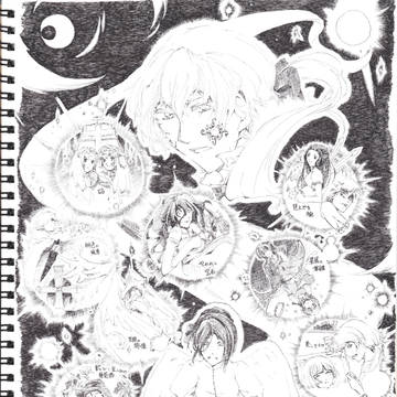 SHボールペン落書き