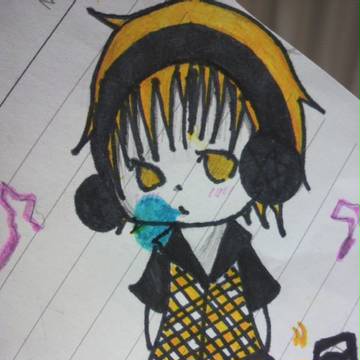 初めて描いて初めて色塗ったw