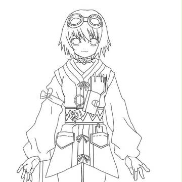 リタ　線画