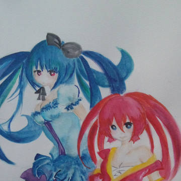 赤と青