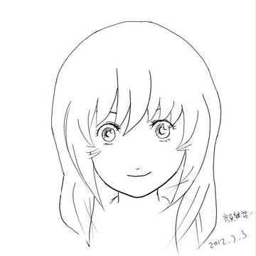 顔練習　