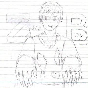 男性ゾンビ描いてみた