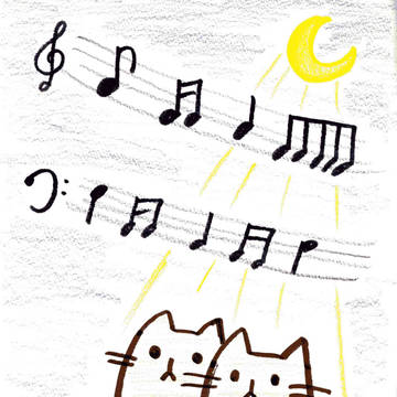 猫と音楽♪