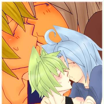 【擬人化】（　´_ゝ`）（´<_｀　）【腐向け】