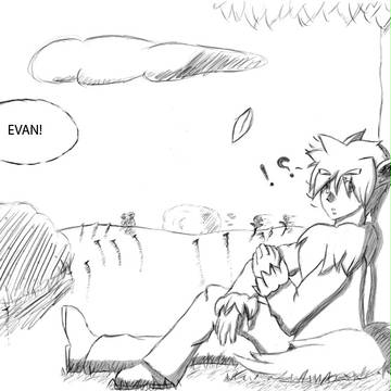Sketch - Eevee Gijinka Evan -