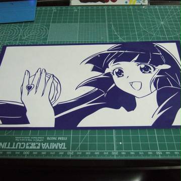 切り絵　れいか