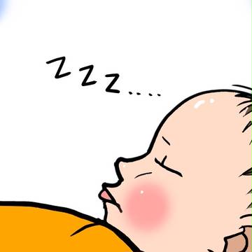眠る娘