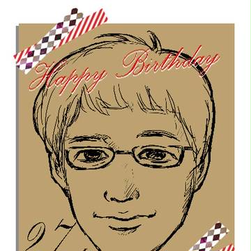 愛下さんへの御誕生日イラスト