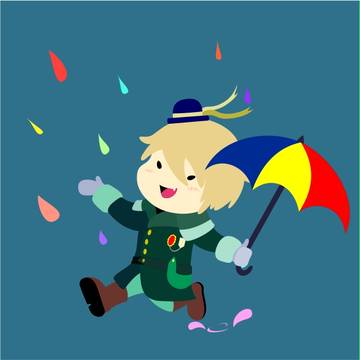 虹の雨