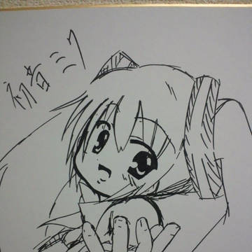 色紙ミク