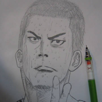 左手はそえるだけ・・・描いてみた