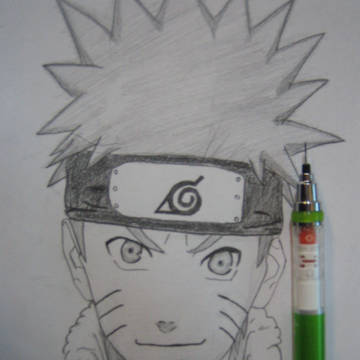 ナルト描いてみた