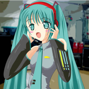 初音ミクさんです