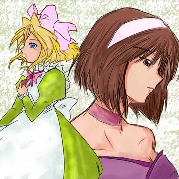 お嬢コンビ。