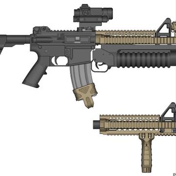M4A1 Omega FSP Rail HandGuard