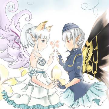 龙之谷同人百合弓箭
