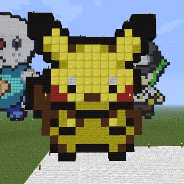 マイクラでピカチュウ