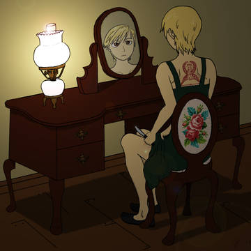 At Mother's Vanity