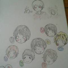 関ジャニ∞「全員初描き」アナログ写メ