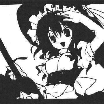 【切り絵】魔理沙だＺＥ☆
