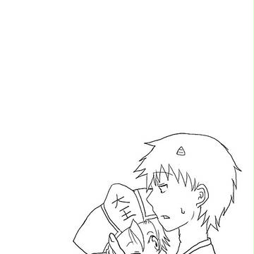 鬼閻線画