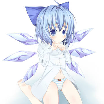 チルノのはだかYシャツ