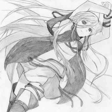 初描きLily