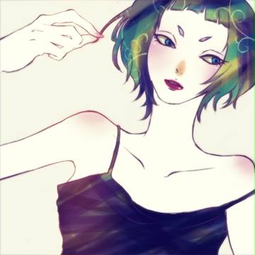 髪