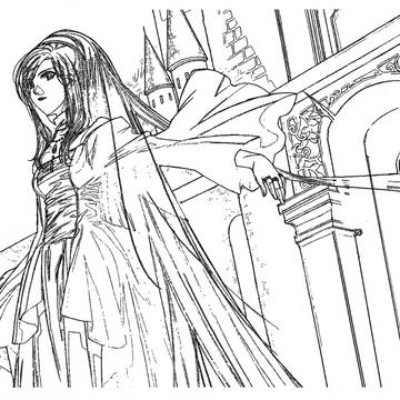 髪長き天女