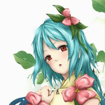 オリジナル。植物少女。
