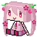 箱ドットで桜ミク