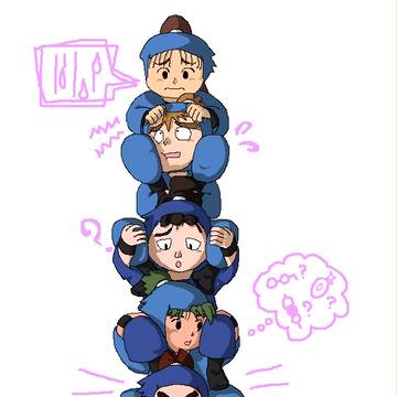 二年生タワー←